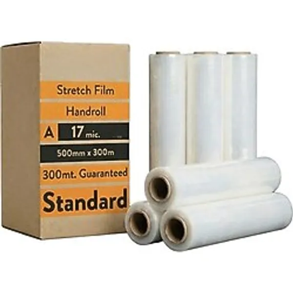 Palet Streç Film El Tipi 17 Mikron 50 cm 300 m 6'lı