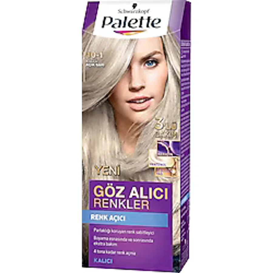 Palette Göz Alıcı Renkler 10.1 Küllü Açık Sarı Saç Boyası