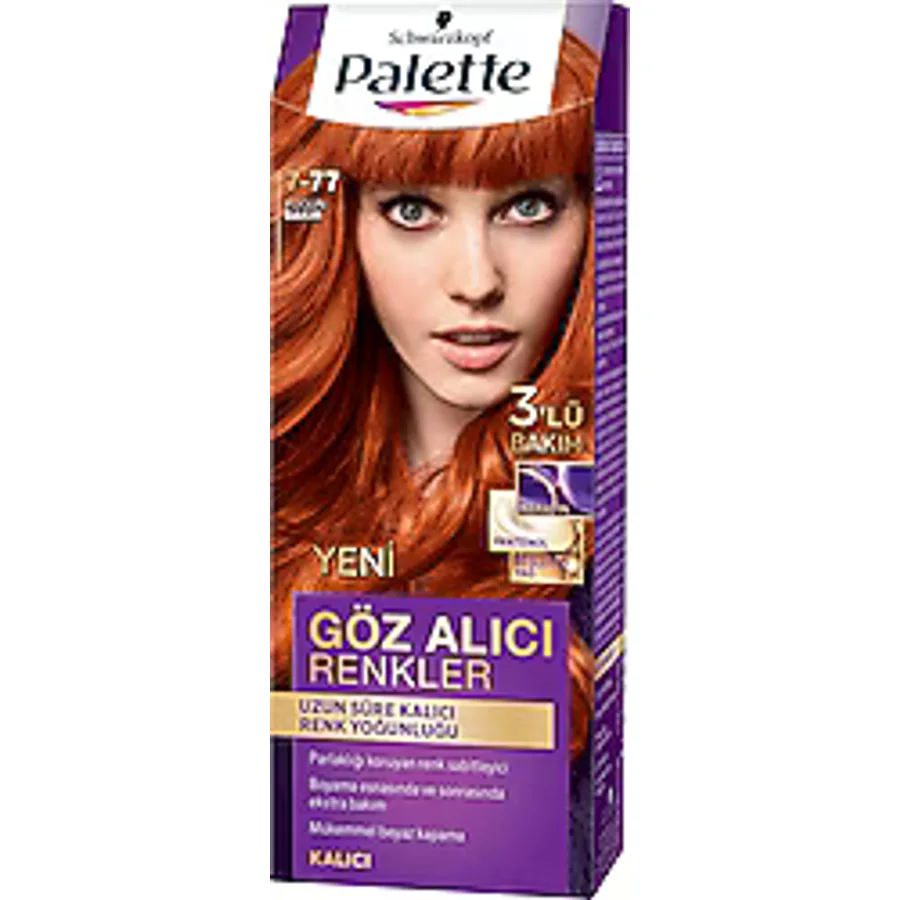 Palette Göz Alıcı Renkler 7.77 Yoğun Bakır Saç Boyası