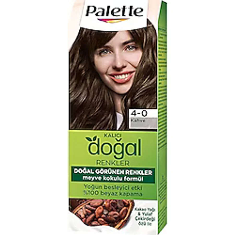 Palette Kalıcı Doğal Renkler 4.0 Kahve Saç Boyası