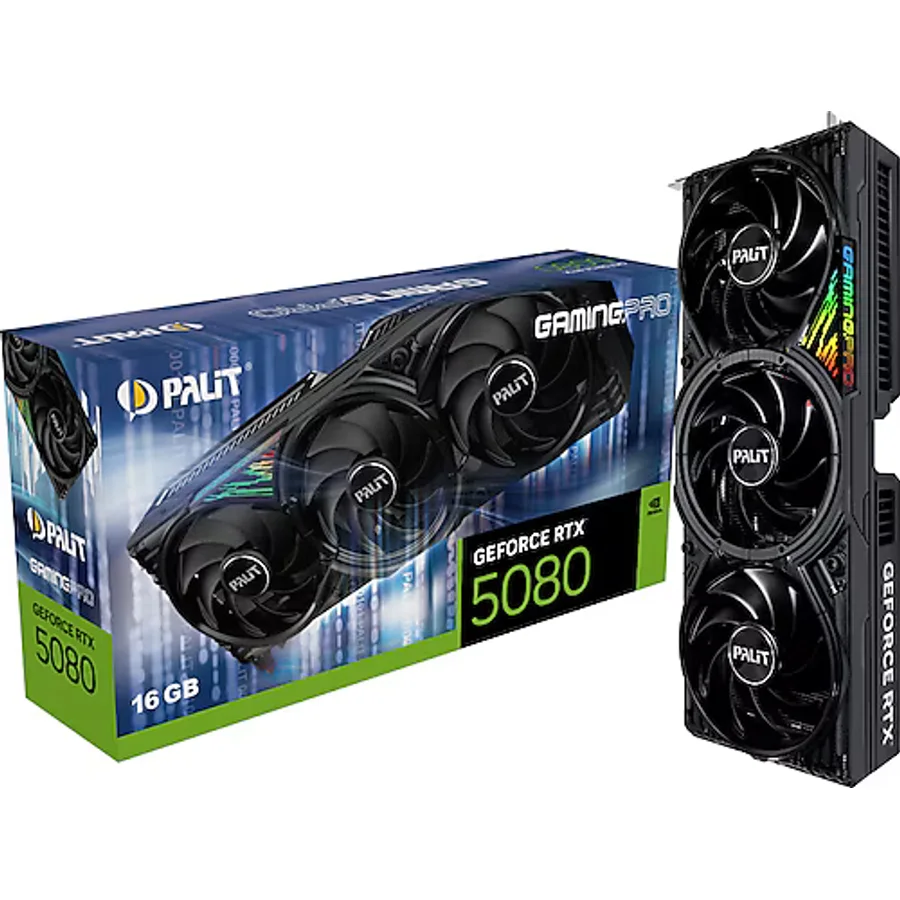 Palit RTX 5080 GamingPro NE75080019T2-GB2031A 256 Bit GDDR7 16 GB Ekran Kartı