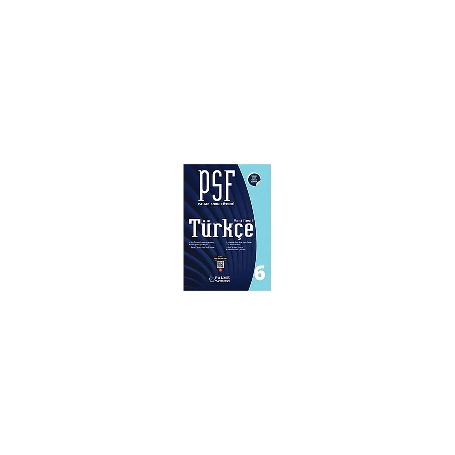 Palme Yayıncılık - Akademik Kitaplar Palme Psf 6.sınıf Türkçe Soru Föyleri