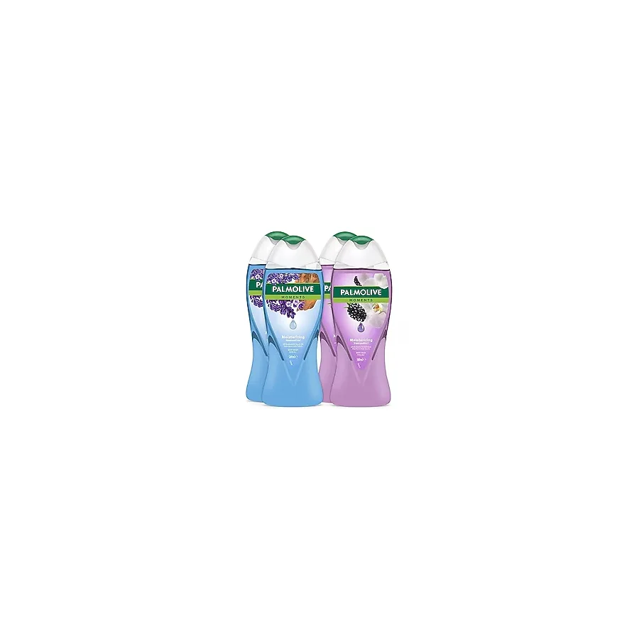 Palmolive Moments Lavanta Yağları ve Böğürtlen ile Nemlendirici Banyo ve Duş Jeli 500ML x 4 Adet - 500 ml