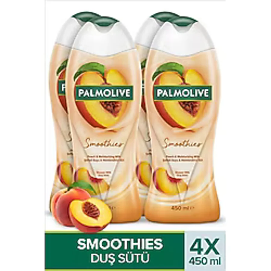 Palmolive Smoothies Şeftali 450 ml 4 Adet Duş Jeli