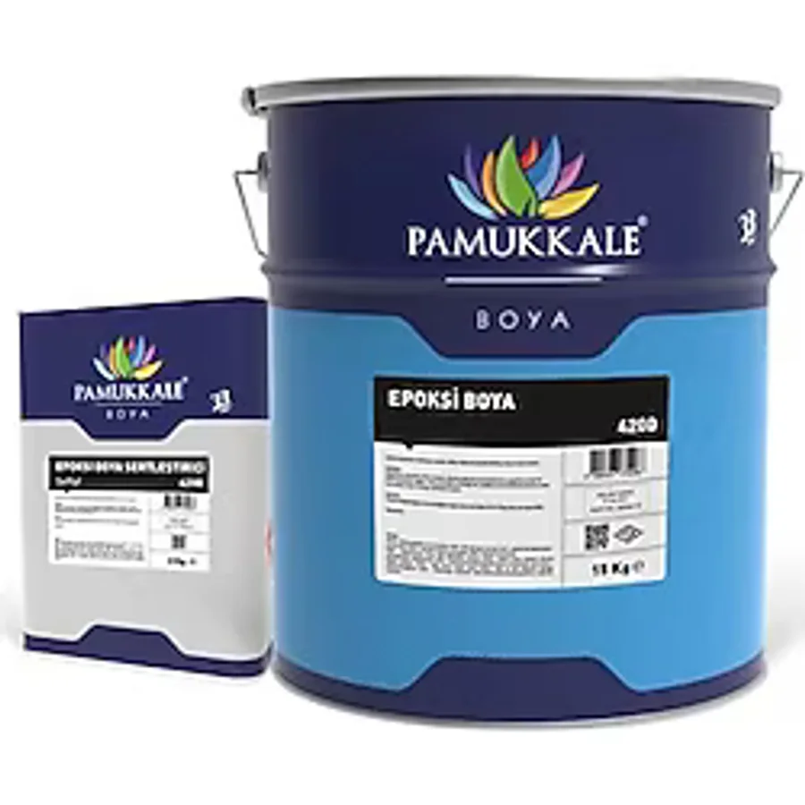 Pamukkale 4200 Epoksi Boya 15 Kg+3 Kg Beyaz