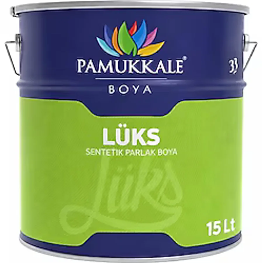 Pamukkale Lüks Parlak Sentetik Yağlı Boya 15 Lt 95 Gloss Beyaz Ral 9016