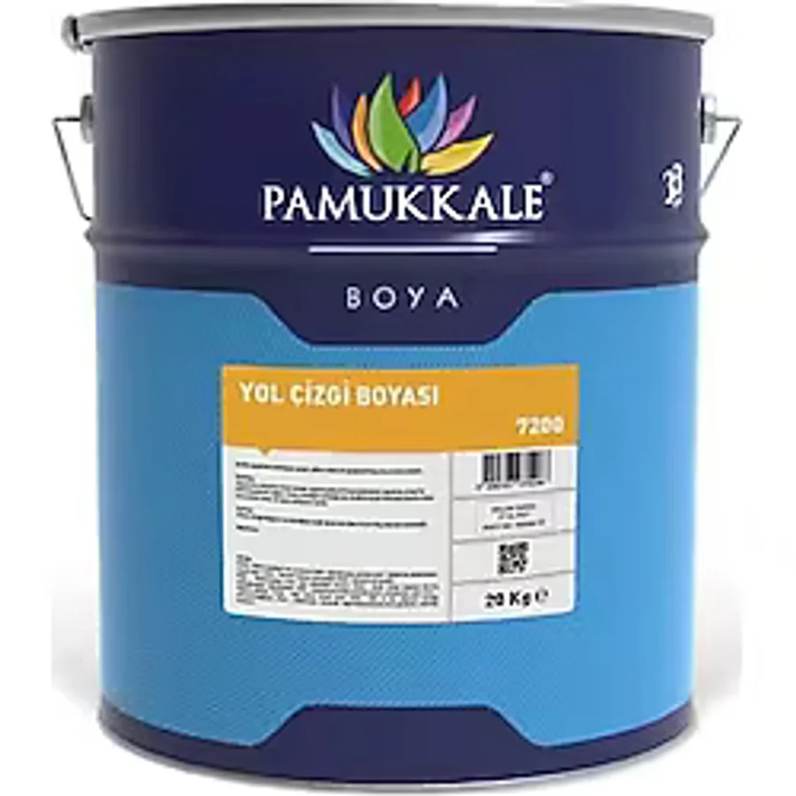 Pamukkale Yol Çizgi Boyası Sentetik 20 Kg Beyaz