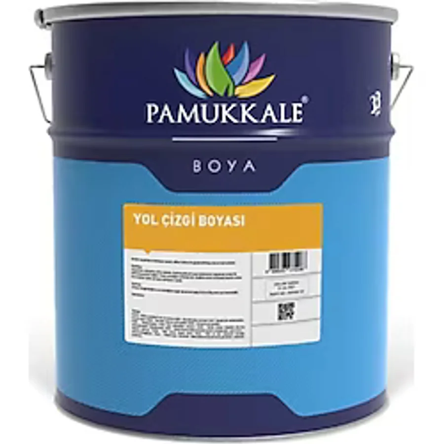 Pamukkale Yol Cizgi Boyasi Solvent Bazli 20 Kg Sari