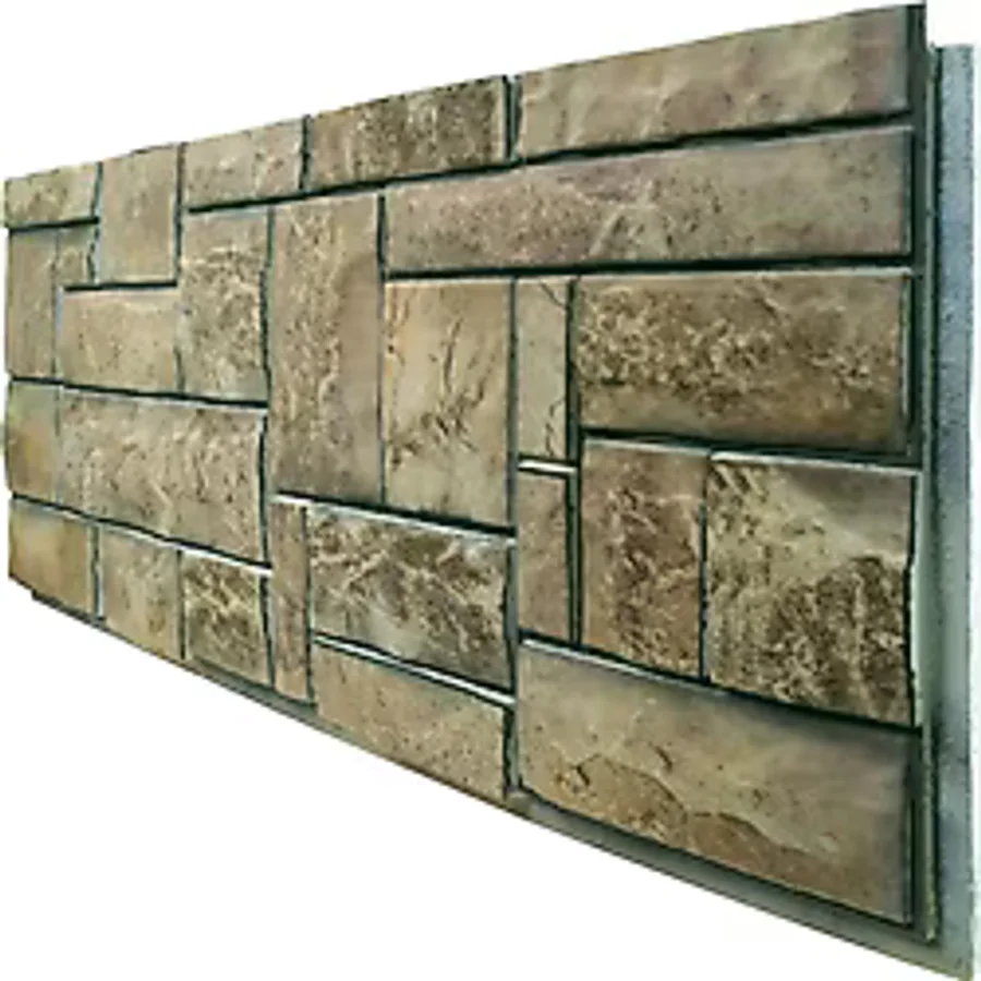 Pan Dekor 5 Adet (3m2) x Tuğla Strafor Diş Cephe Duvar Paneli (DCS-405) - 120 x 50 - Kahverengi - Tekli