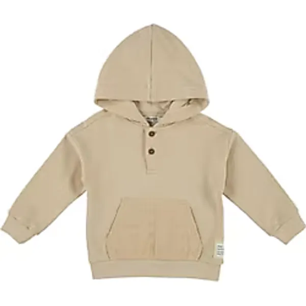 Panço Erkek Bebek Kapüşonlu Bej Sweatshirt