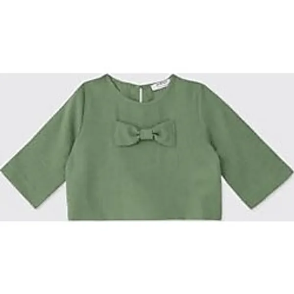 Panço Kız Bebek Mint Bluz
