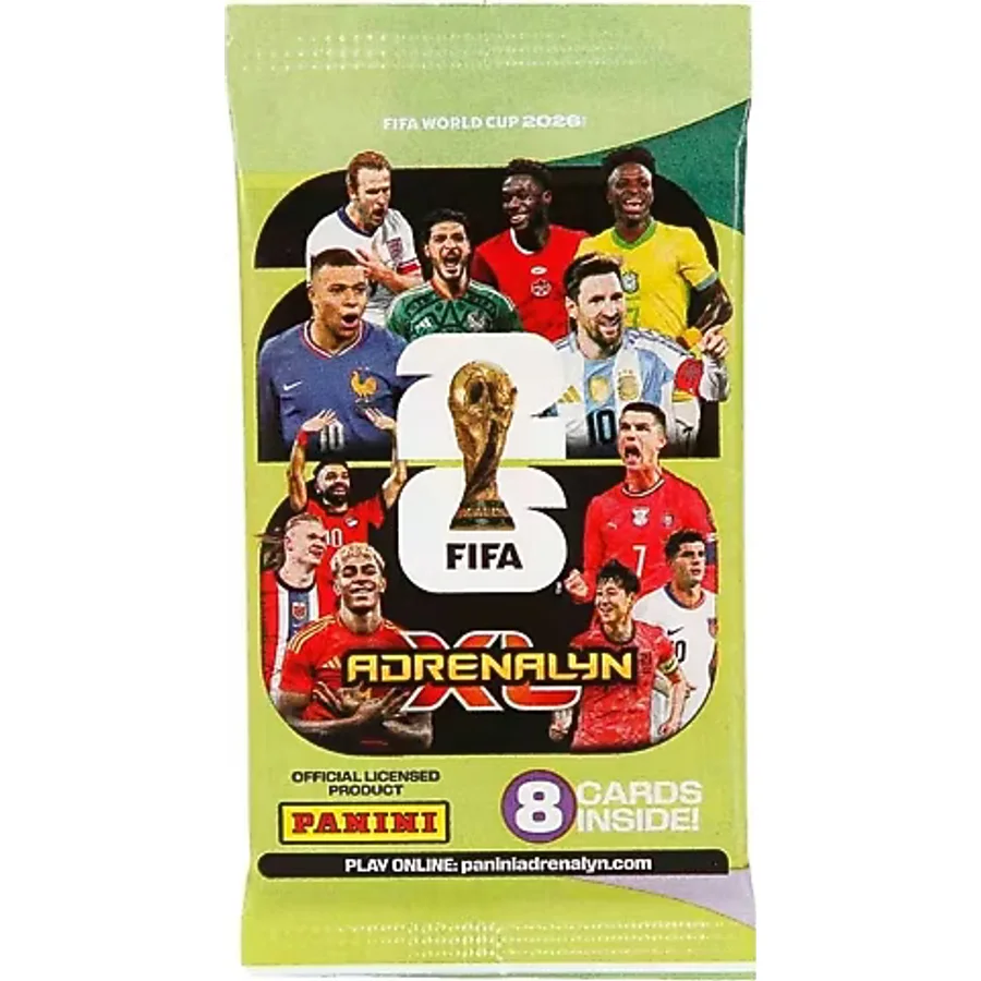 Panini FIFA World Cup 2026 Adrenalyn XL Kart Paketi 8 Adet Futbolcu Kartı
