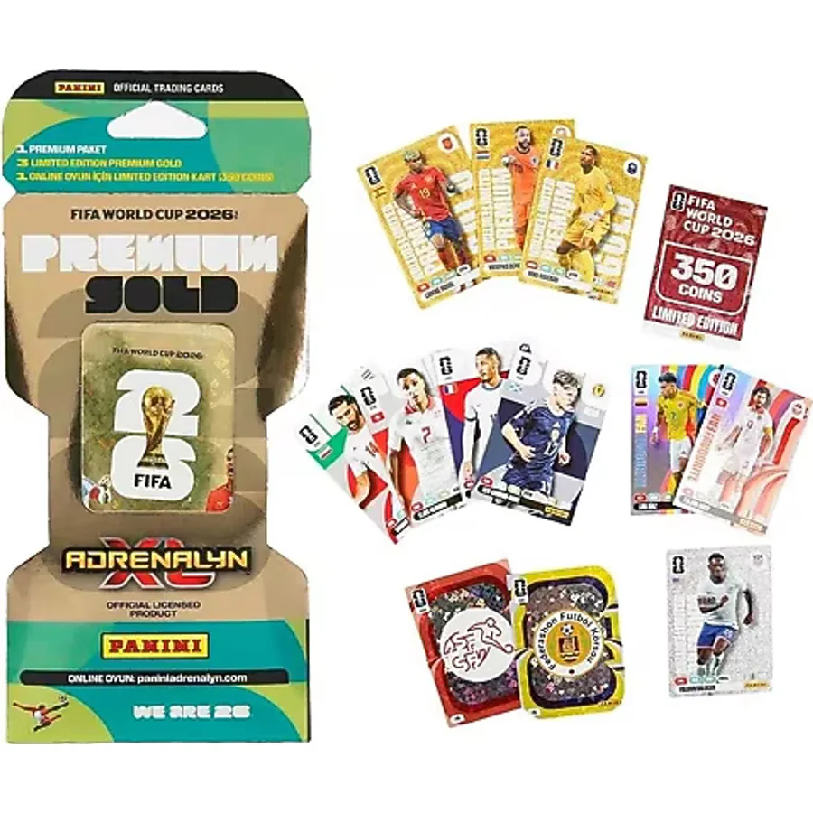 Panini Fıfa World Cup 2026 Premium Gold Paket - 10x22 cm