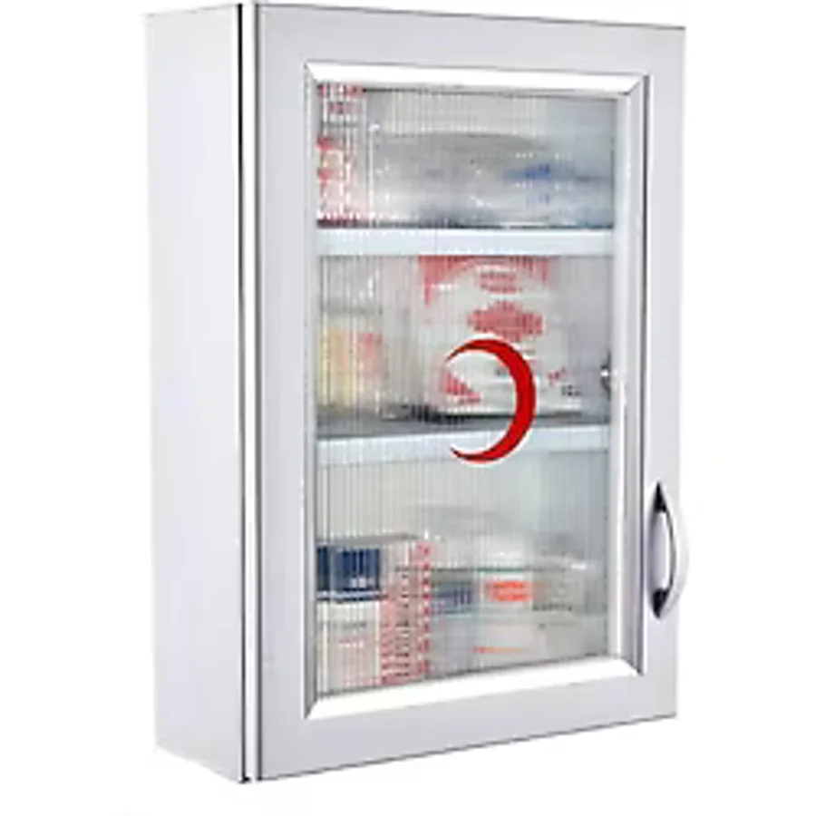 PANJI Ecza Dolabı İçi Dolu İlk Yardım İçerikli PVC 50x35x16 CM 159