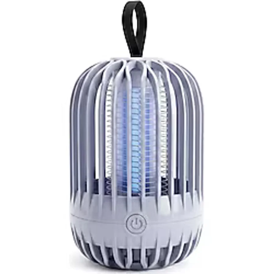 Panther Pt-Z614 Usb Şarjlı Sinek Öldürücü Lamba - 2 Renkli Uv Işıklı Sinek Kovucu Gece Lambası