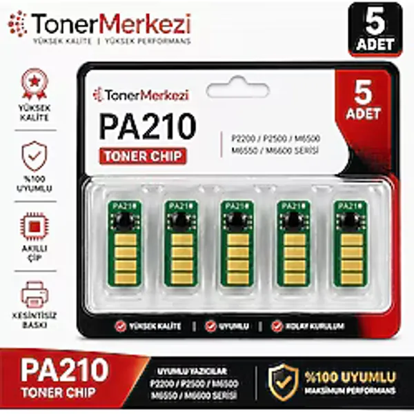 Pantum Pa-210 Toner Çipi P2500, M6500, M6600 Serisi İçin