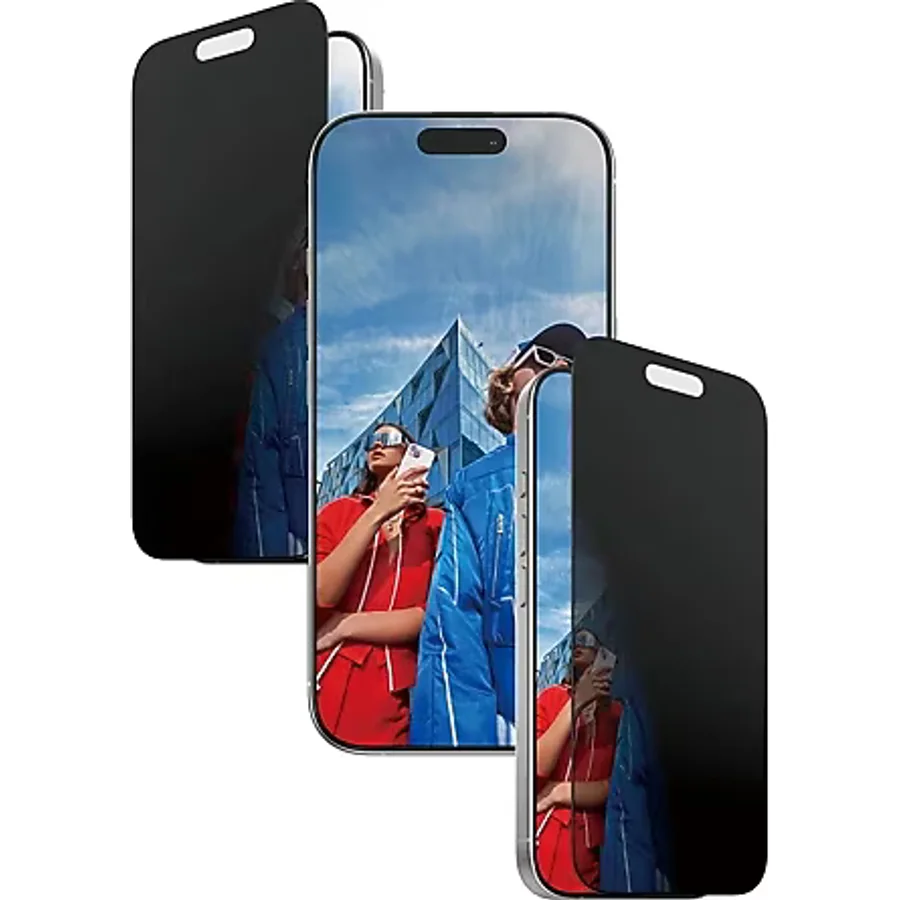 PanzerGlass iPhone 17 iPhone 16 Pro Ultra-Wide Fit Çerçeve Aparatlı 2 Yönlü Gizli/Hayalet Ekranlı Koruyucu