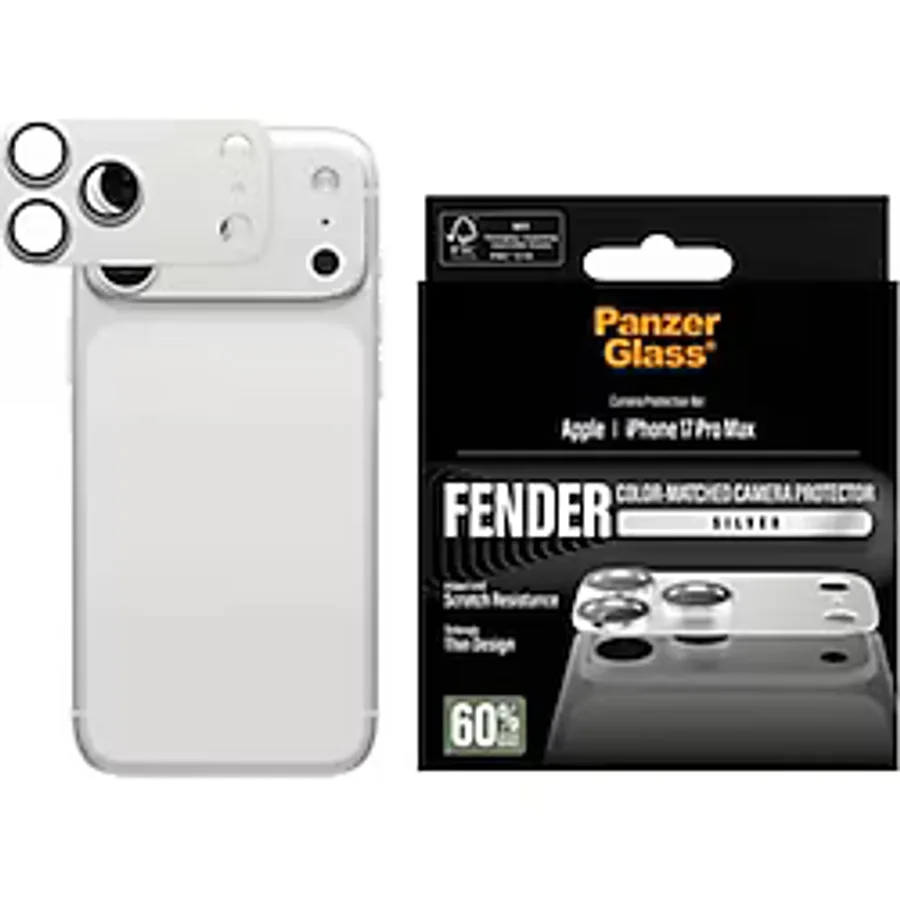 PANZERGLASS iPhone 17 Pro Max Fender Gümüş Lens Koruyucu