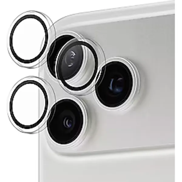 PanzerGlass iPhone 17 Pro / Pro Max / iPhone 16 Pro / Pro Max Hoops Şeffaf Kamera Lens Koruyucu