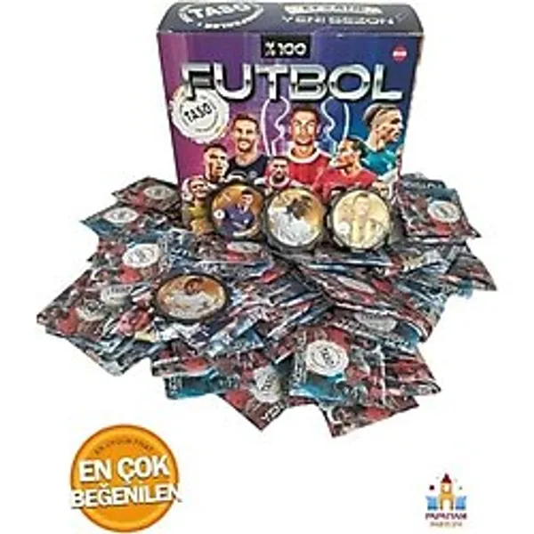 PapatyamPartiEvi Futbolcu Taso 10 Adet Oyuncak Seti - Efsane Futbol Temalı