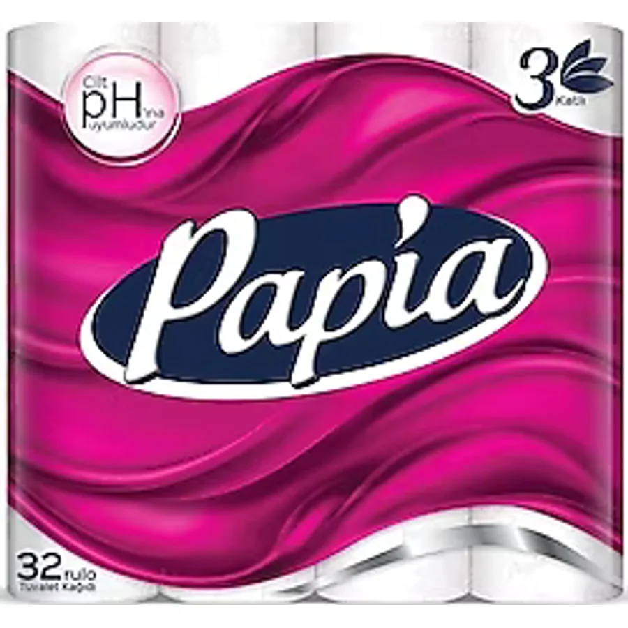Papia 3 Katlı 32'li Tuvalet Kağıdı