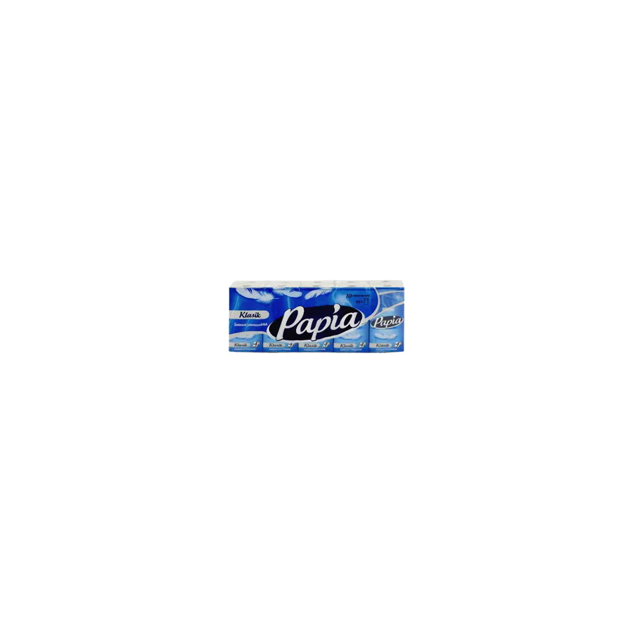 Papia Klasik 10'lu Kağıt Mendil