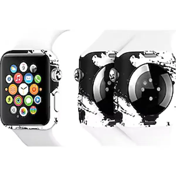 Papscover Apple Watch Kaplama Siyah Beyaz