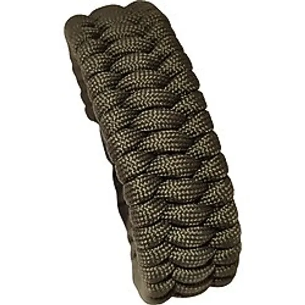 Paracord Bileklik, Trilobite Model, Haki, Unisex, Dayanıklı El Örgüsü