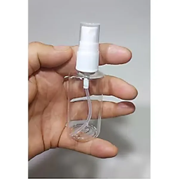 Paradise 10 Adet Boş Şişe Spreyli Kolonya Şişesi Doldurulabilir Cep Plastik Parfüm Şişesi 50 Ml Beyaz 8697431712035
