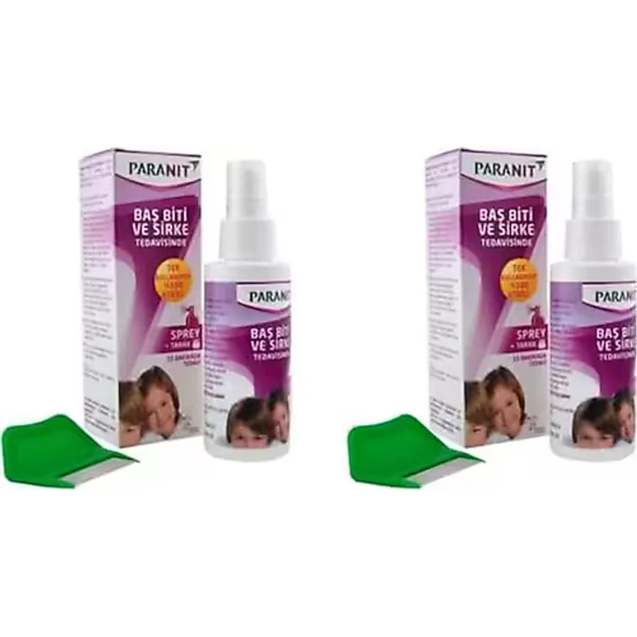 Paranit Böcek Ilacı Içermeyen Bit Spreyi X2 Adet