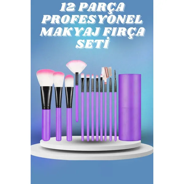 Parça Yumuşak Uçlu Makyaj Fırça Set-Göz ve Yüz Makyajı İçin Fırça Seti Profesyonel Makyaj Seti
