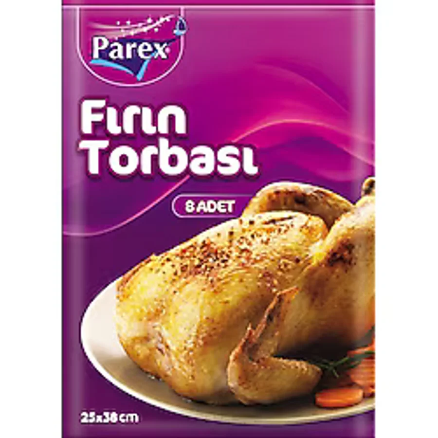 Parex Fırın Torbası 8 Adet 25 x 38 cm
