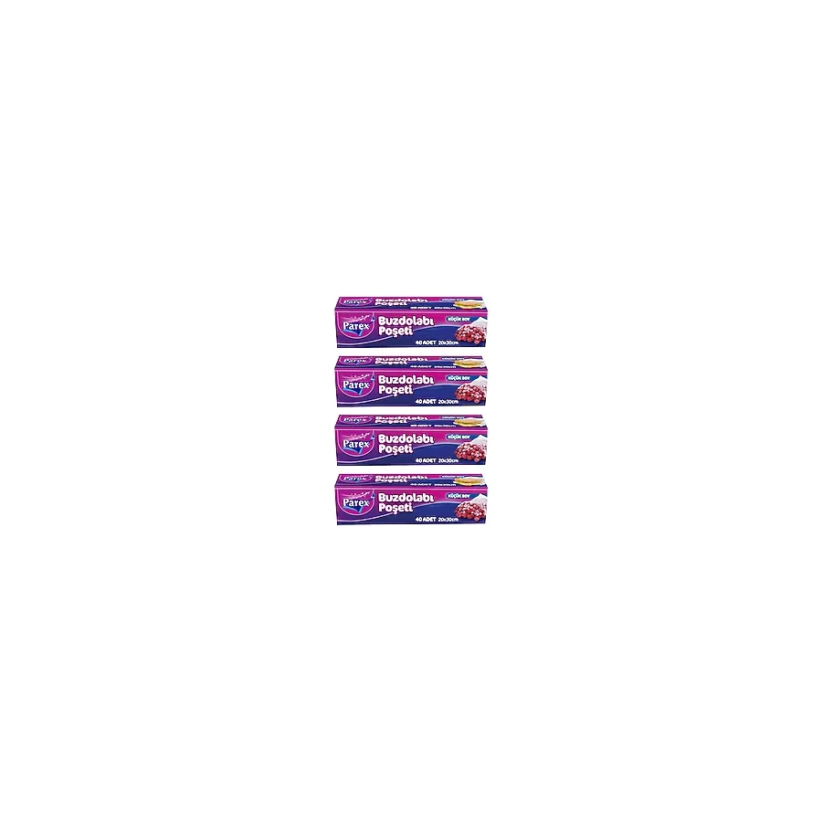 Parex Küçük Boy Buzdolabı Poşeti 4x40'lı