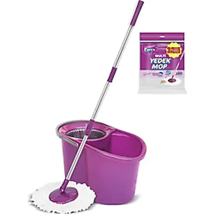 Parex Tornado Otomatik Temizlik Seti ve 2'li Yedek Mop Paketi