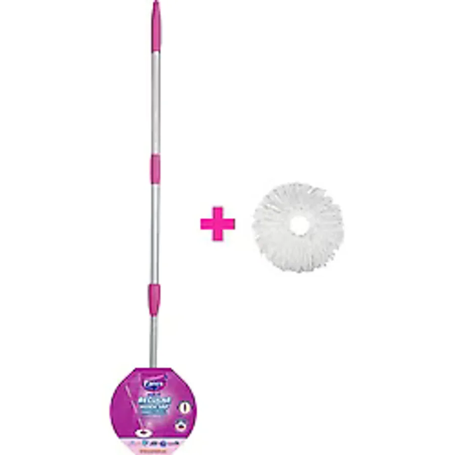 Parex Tornado Sap ve Yedek Mop Bir Arada - Pembe