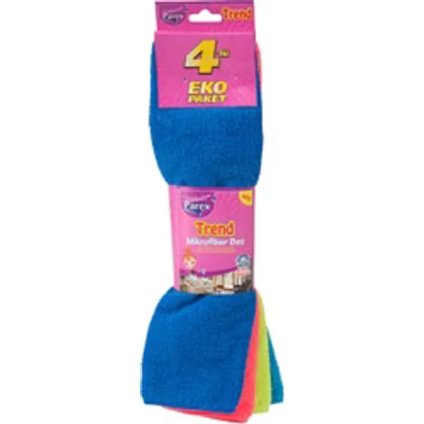 Parex Trend Mikrofiber 4'lü Temizlik Bezi