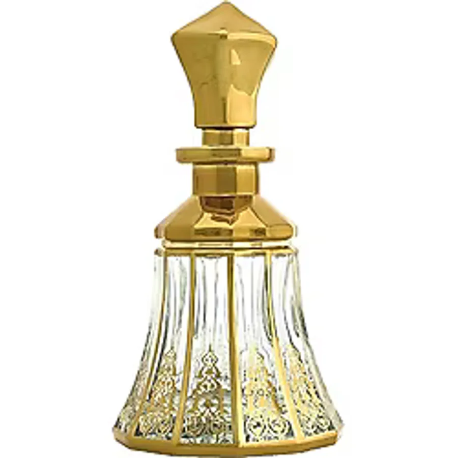 Parfüm Esans Cam Şişesi Gold Boş Esans Cam Şişesi Dekorotif Vitrin Şişesi 150 Ml. X003-150ml-2