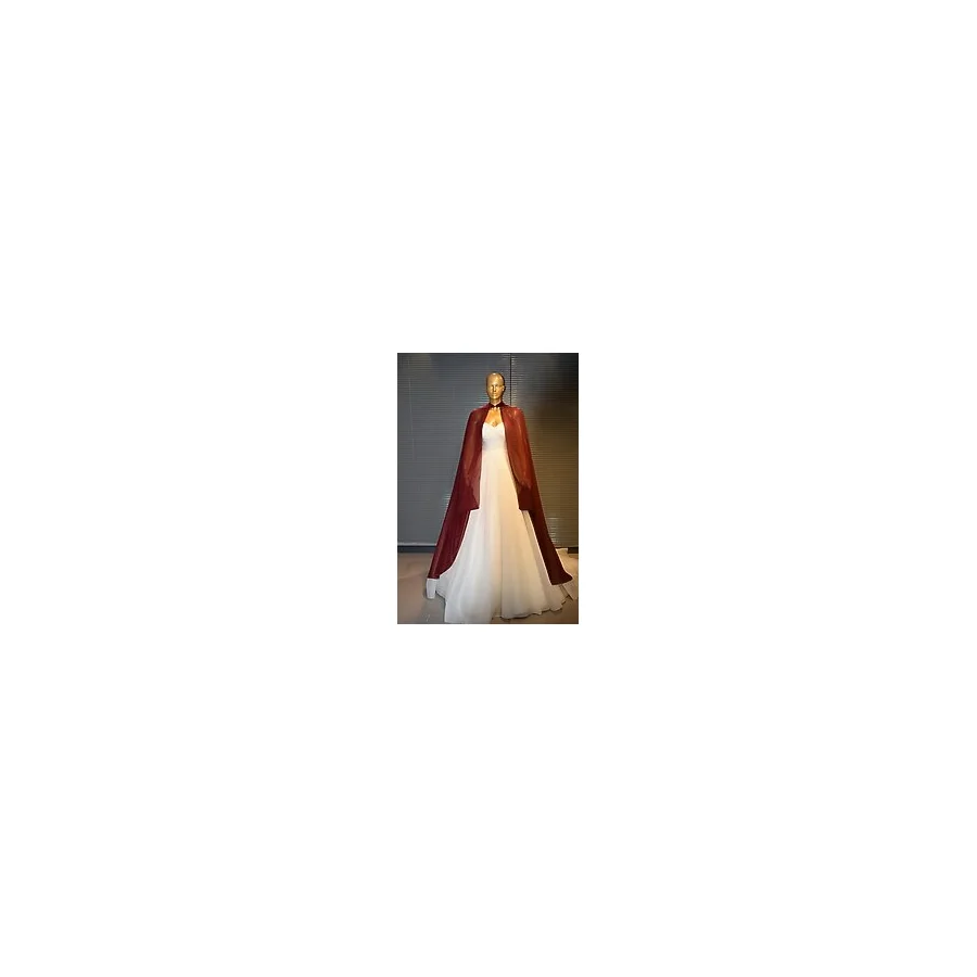 paris in paris BORDO KENARLARI SİM DETAYLI PELERİN KAFTAN-BİNDALLI-GELİNLİK ÜSTÜ KAFTAN