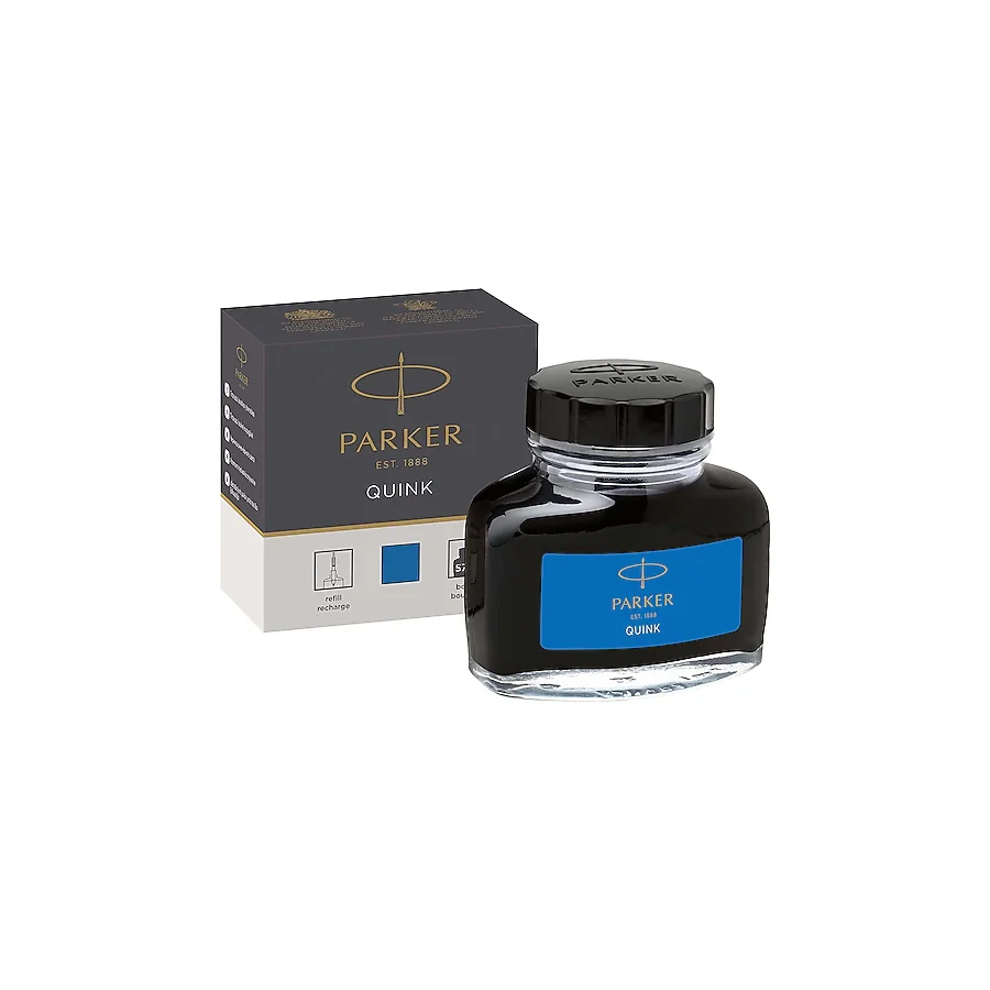 Parker Quink 57 ml Dolma Kalem Mürekkebi Mavi