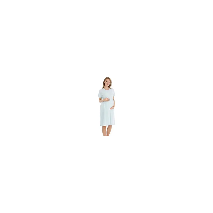 Parlingerie HAMİLE LOHUSA GECELİK MAVİ XL MAVİ