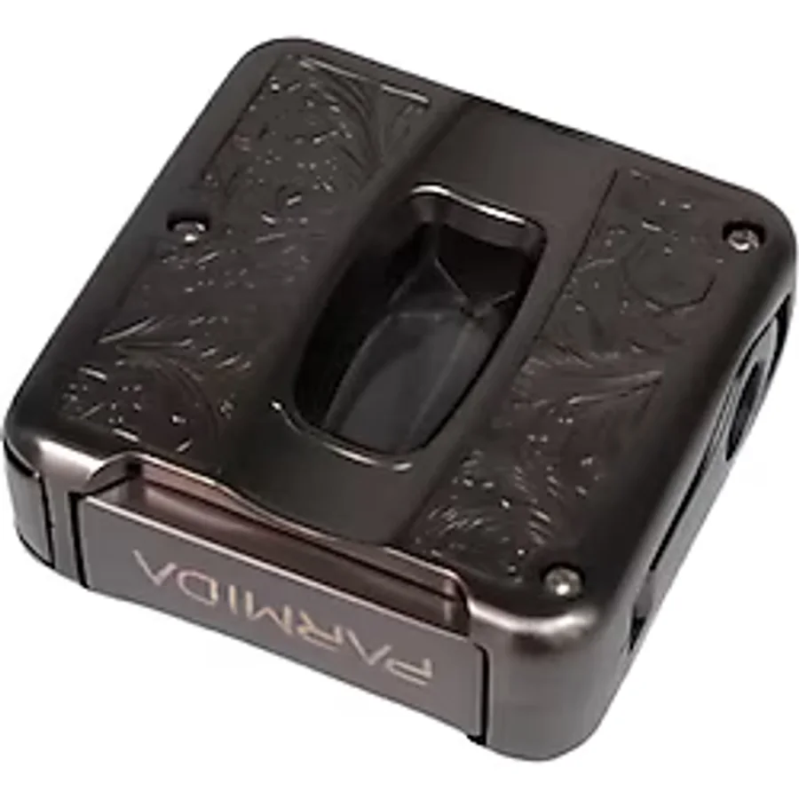 Parmida Gunmetal İşlemeli V-Cut Puro Makası Kesici