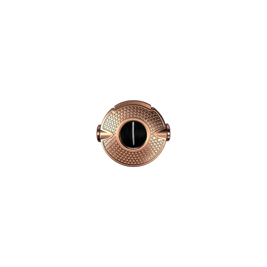 Parmida Rose Gold İşlemeli Çark Mekanizmalı V-Cut Puro Makası Kesici - TR9083