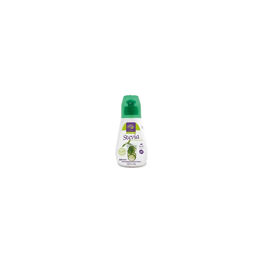 PARMOR Stevia Sıvı Tatlandırıcı 200 ml - Damlalıklı İçecek Ve Tatlı Şurubu / Sıfır Kalori Doğal Tatlandırıcı