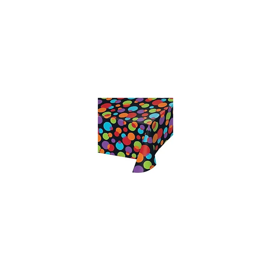 Parti Sürprizi Işıltılı Balonlar Masa Örtüsü 137x259 Cm