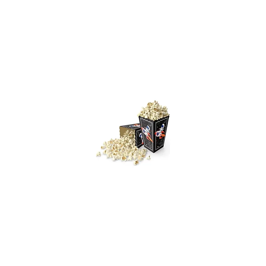 Parti Sürprizi Uzay Teması Popcorn Mısır Kutusu 8 Adet