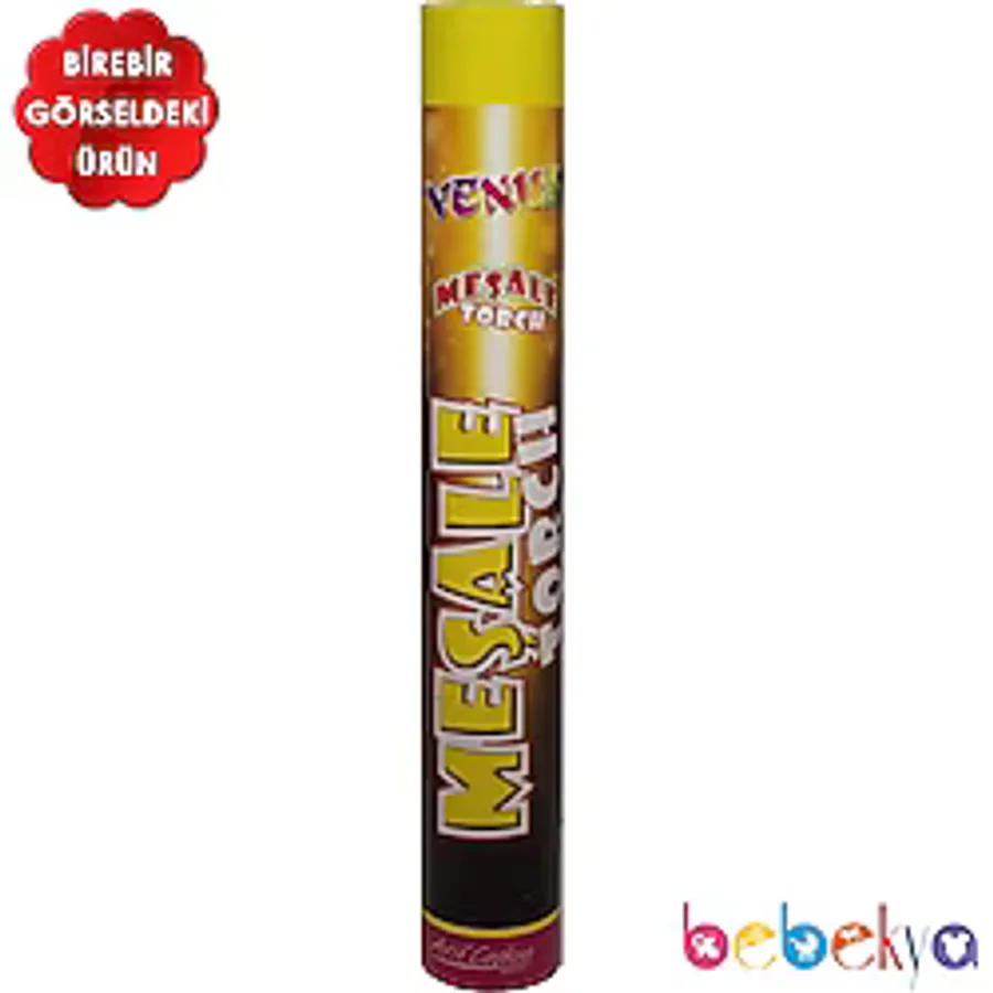 Partiler için Meşale Doğum Günü Meşalesi Kutlama Meşalesi Sarı