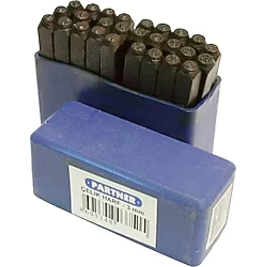 Partner Pt21214 Çelik Harf 27 Parça 4Mm