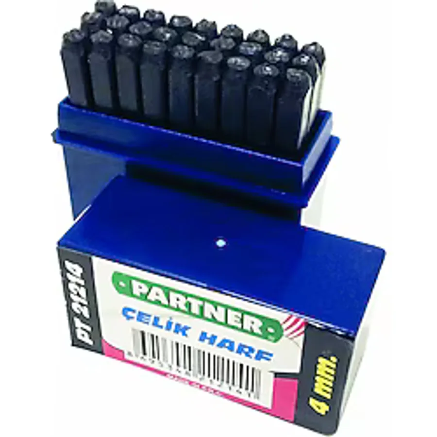 Partner PT21215 ÇELİK HARF 27 PARÇA 5 mm