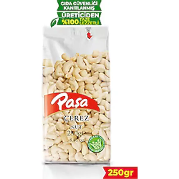 Paşa Kuruyemiş Çiğ Kaju Fıstığı 250 gr