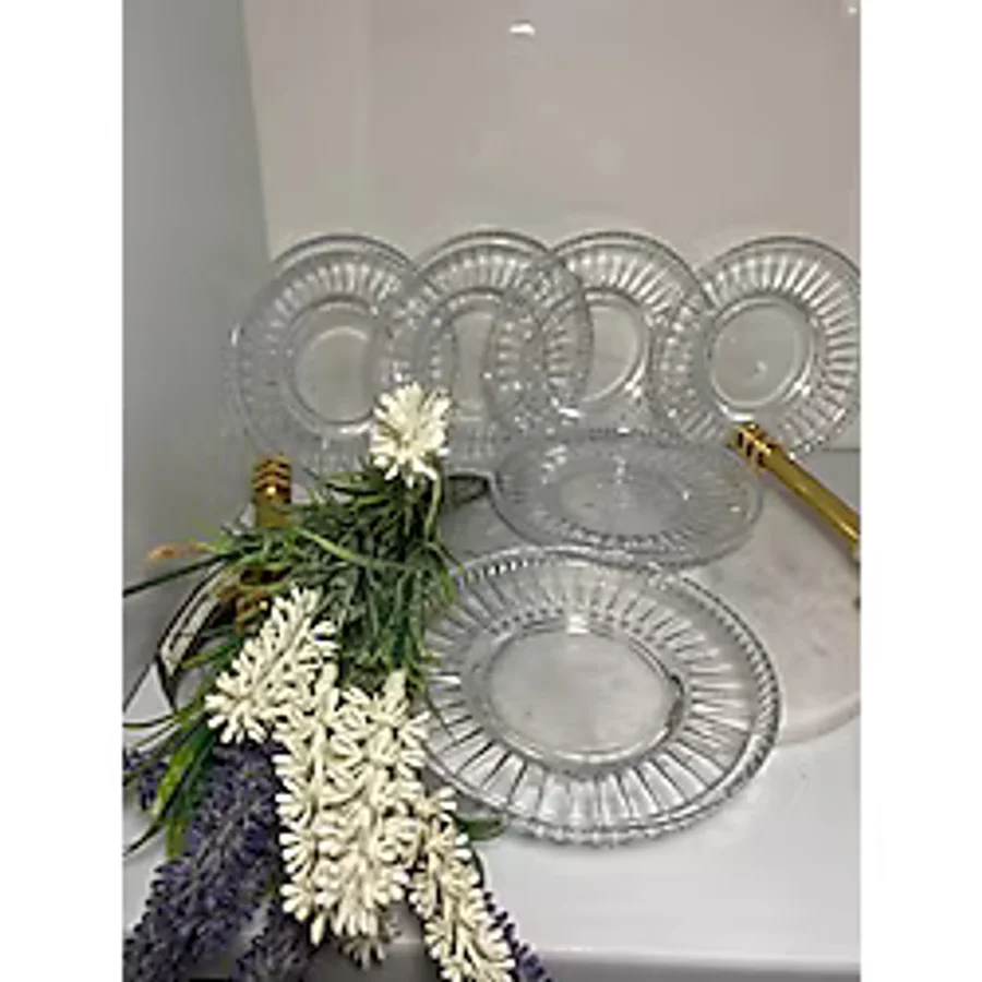 Paşabahçe Elysia Çay Tabağı 6lı - Şeffaf